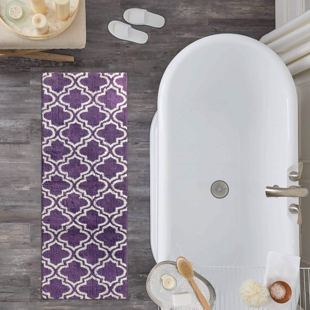 Elise Collection Diamond Design JQ Bathmat-Elise Collection Diamond Design JQ Bathmat