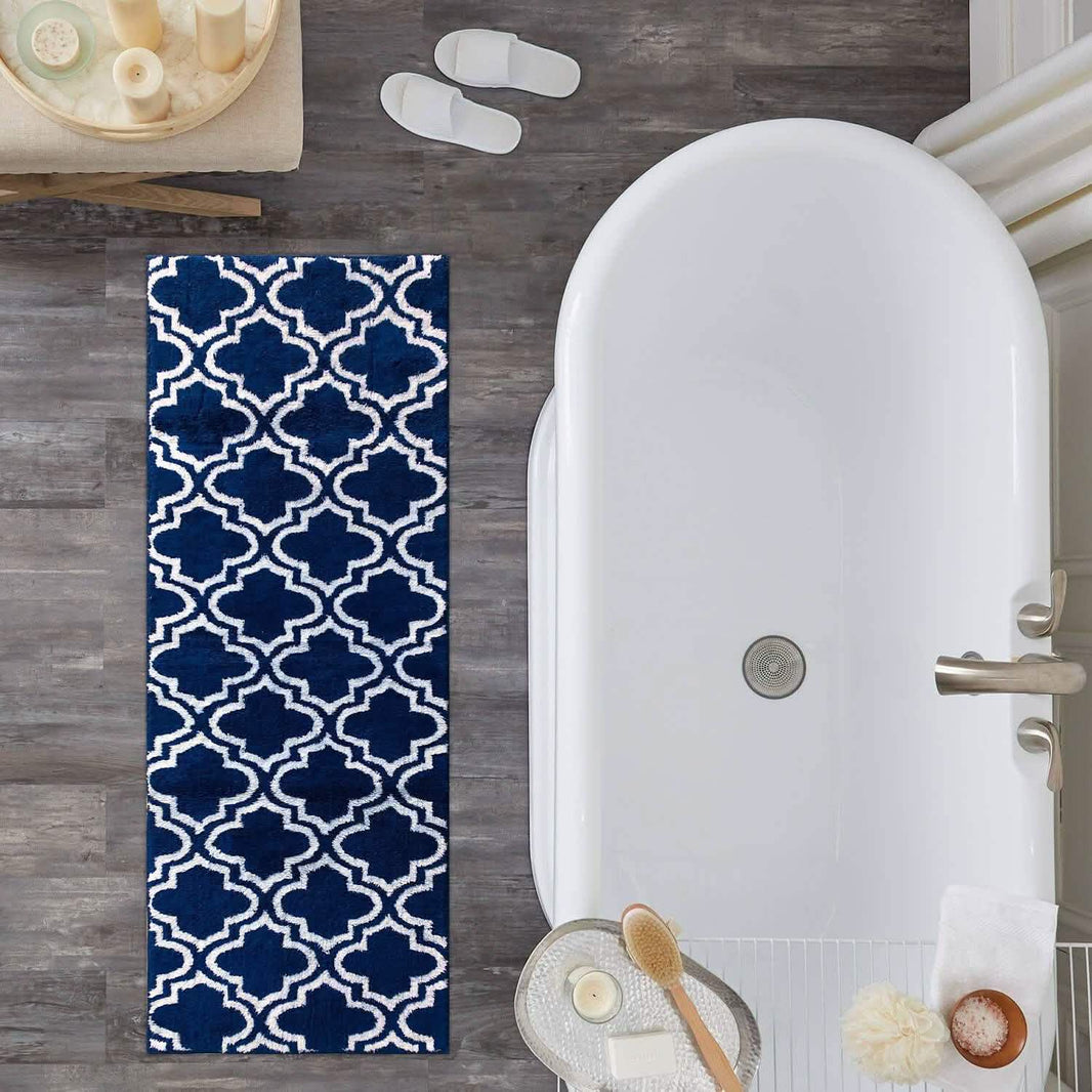 Elise Collection Diamond Design JQ Bathmat-Elise Collection Diamond Design JQ Bathmat