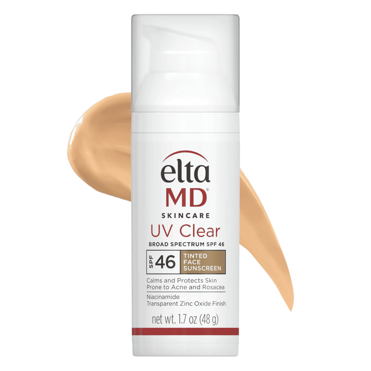 EltaMD UV Clear Tinted Broad-Spectrum SPF 46 1.7 OZ-EltaMD UV Clear Tinted Broad-Spectrum SPF 46 1.7 OZ