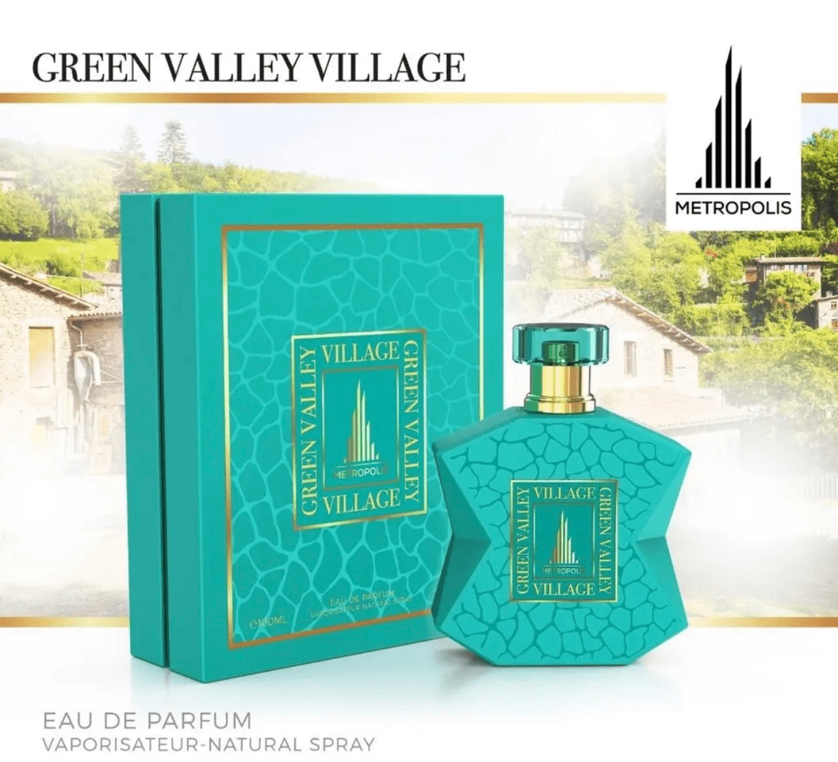 Emper Metropolis Green Valley Village (now: VILLAGE OF NEW YORK) EDP Unisex 100ml-Emper Metropolis Green Valley Village (now: VILLAGE OF NEW YORK) EDP Unisex 100ml