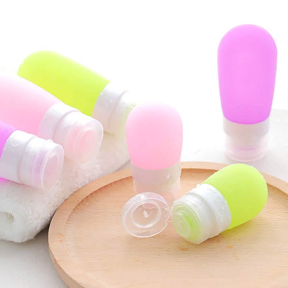 Empty Silicone Portable Travel Packing Press Bottle-Empty Silicone Portable Travel Packing Press Bottle
