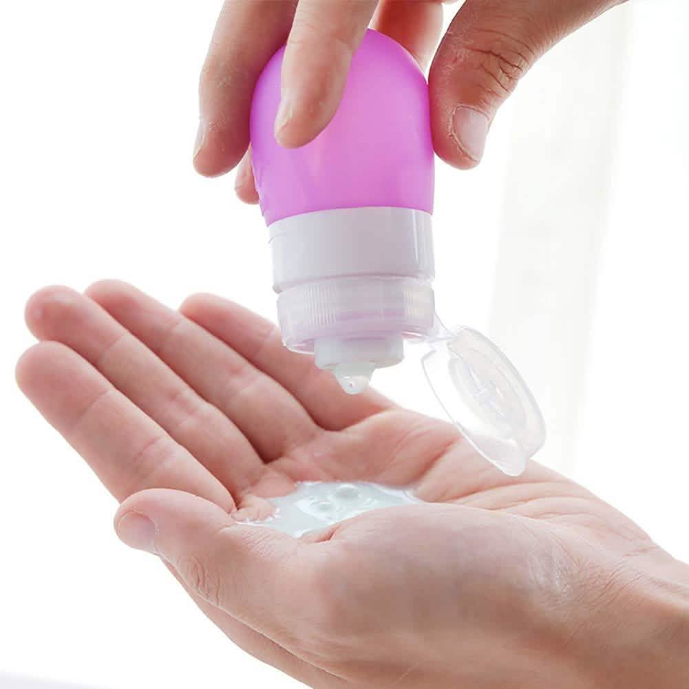 Empty Silicone Portable Travel Packing Press Bottle-Empty Silicone Portable Travel Packing Press Bottle