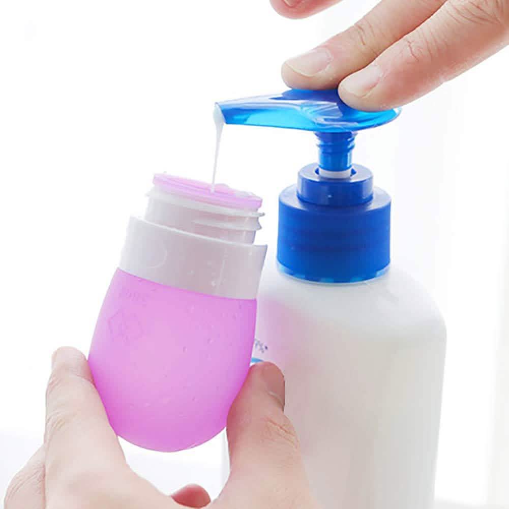 Empty Silicone Portable Travel Packing Press Bottle-Empty Silicone Portable Travel Packing Press Bottle