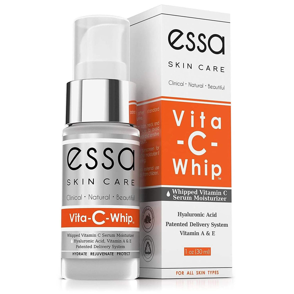 Essa Skin Care Vita-C-Whip Hydrating Serum with Vitamin A and E-Essa Skin Care Vita-C-Whip Hydrating Serum with Vitamin A and E