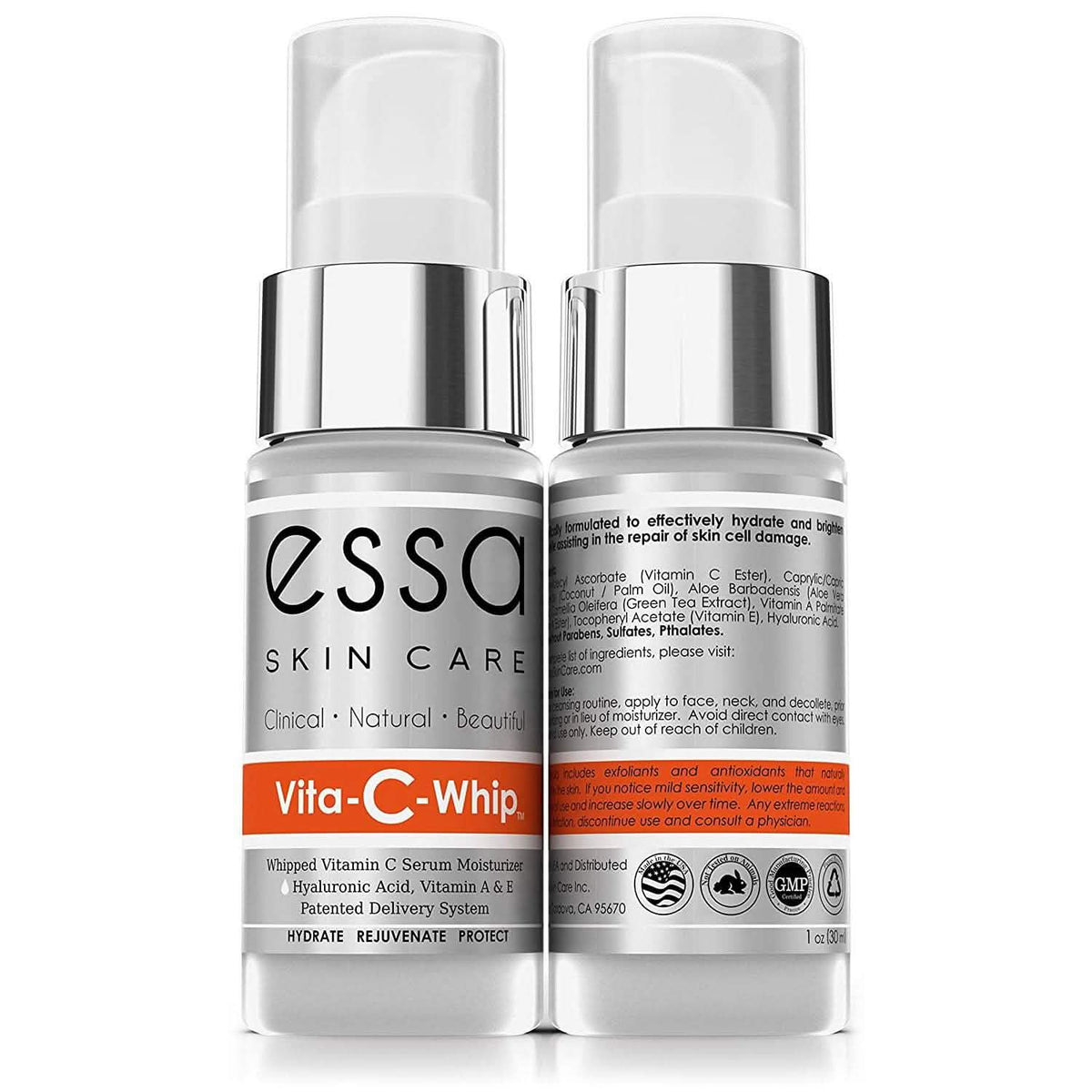 Essa Skin Care Vita-C-Whip Hydrating Serum with Vitamin A and E-Essa Skin Care Vita-C-Whip Hydrating Serum with Vitamin A and E