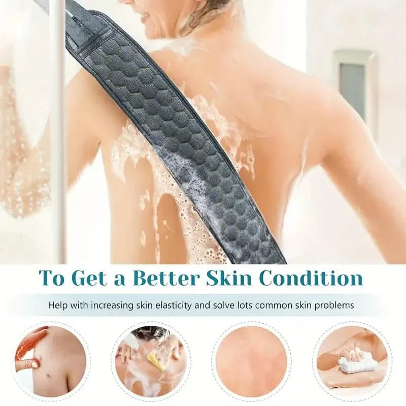 Exfoliating Bath Washcloth Towel-Exfoliating Bath Washcloth Towel