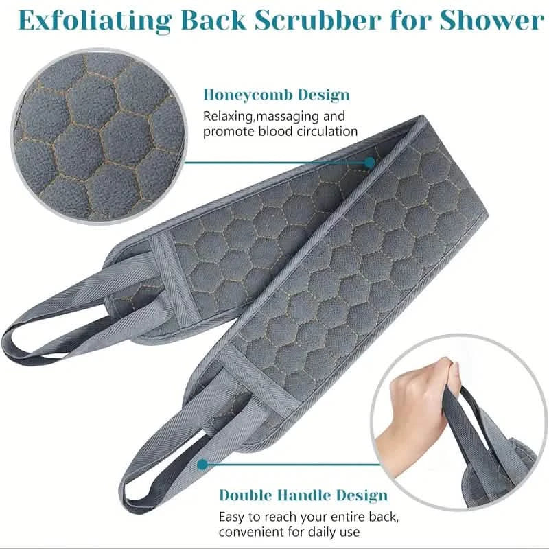 Exfoliating Bath Washcloth Towel-Exfoliating Bath Washcloth Towel