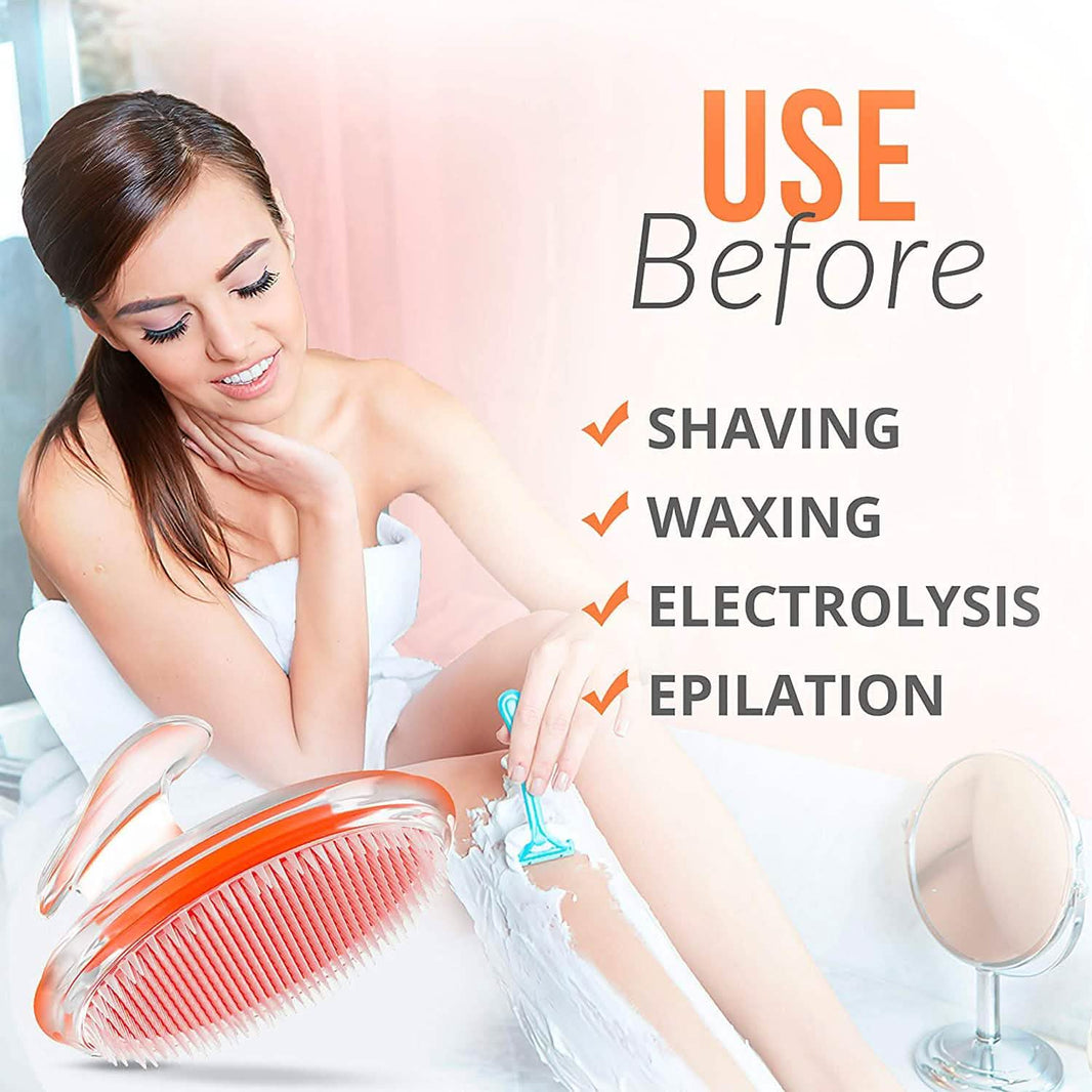 Exfoliating Brush Ingrown Hair and Razor Bump Treatment-Exfoliating Brush Ingrown Hair and Razor Bump Treatment