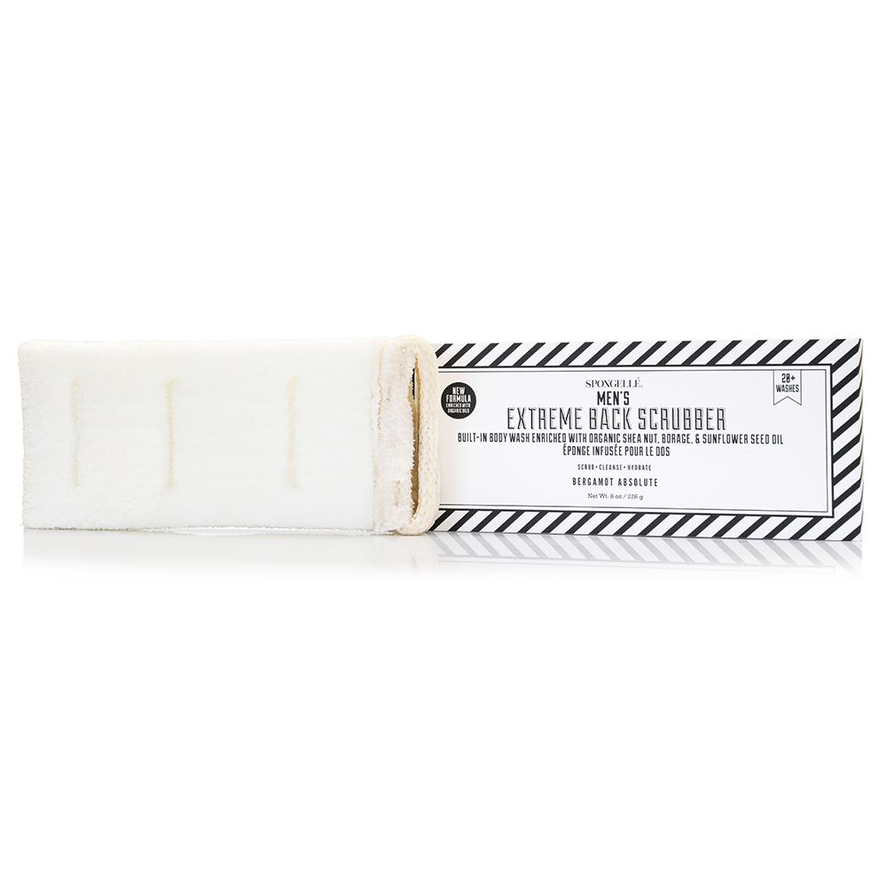 Men's Extreme Body Wash Infused Back Scrubber-Men's Extreme Body Wash Infused Back Scrubber