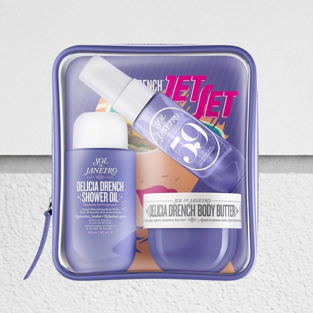Sol de Janeiro Brazilian Jet Set Kit Perfume Mist 50ml Unisex-Sol de Janeiro Brazilian Jet Set Kit Perfume Mist 50ml Unisex