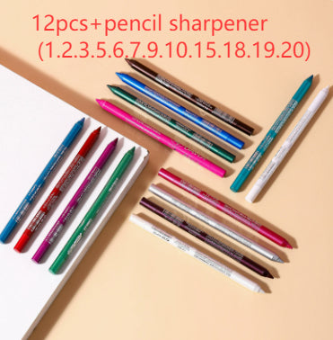 Eyeliner Dual Use Gel Eyeliner Pen For Long Lasting Waterproof And Sweat Proof-68ec52c9aa5bb9303280d747dfbbd541