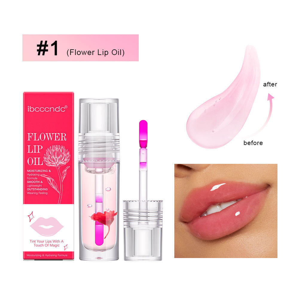 Flower Color Changing Lip Oil Moisturizing Jelly Lipgloss Clear Temperature Change Liquid Lipstick Reduce Lip Line Make Up-63b02d5308c658182d76b6affb08a8ef
