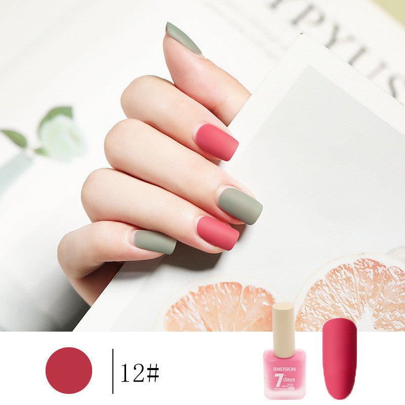 Frosted No-baking Quick-drying Nude Matte Nail Polish-d7ffb053e67c6a5c025df251bd64f90