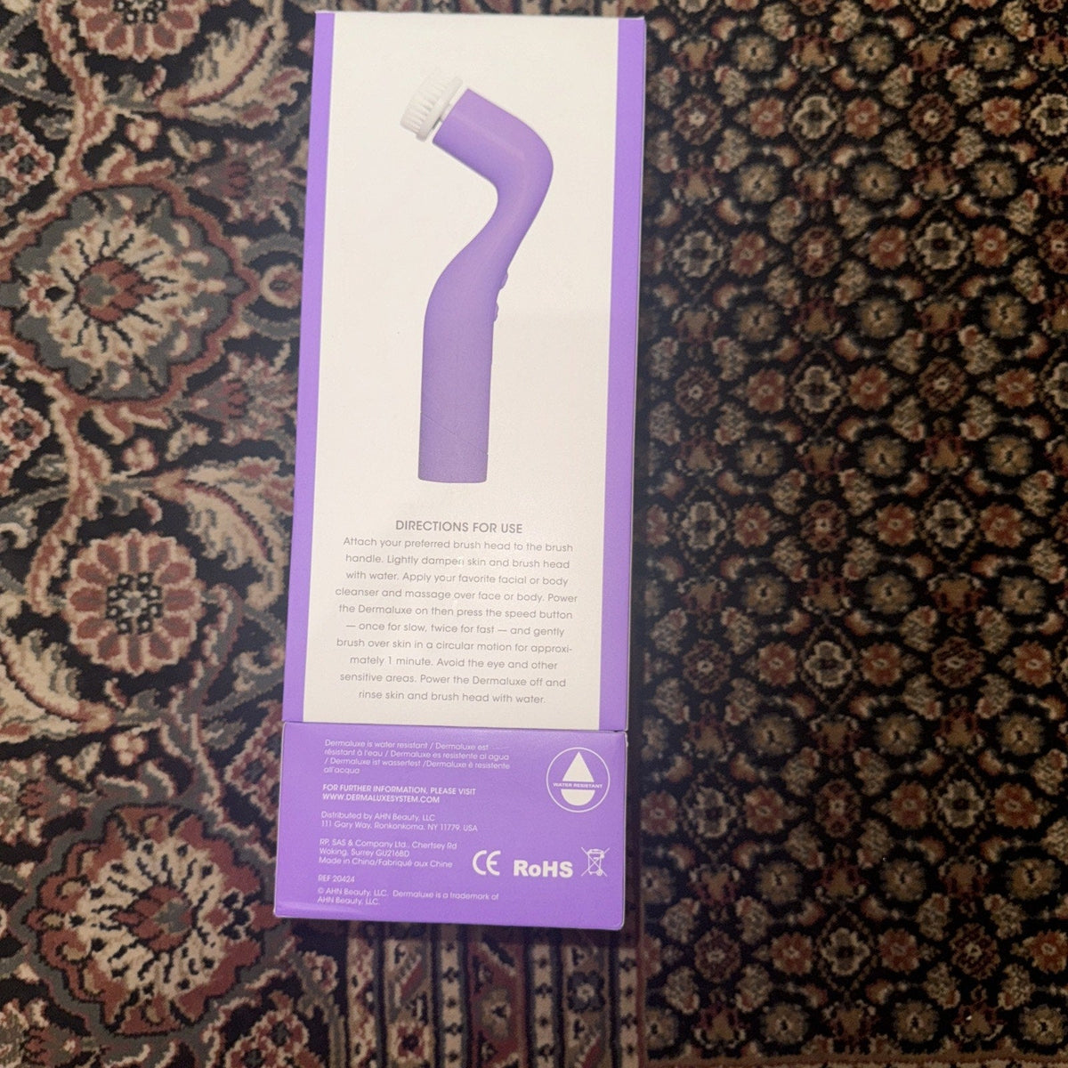 Dermaluxe Advance Cleansing System, 2 Speeds, 4 Cleansing Heads-Dermaluxe Advance Cleansing System, 2 Speeds, 4 Cleansing Heads