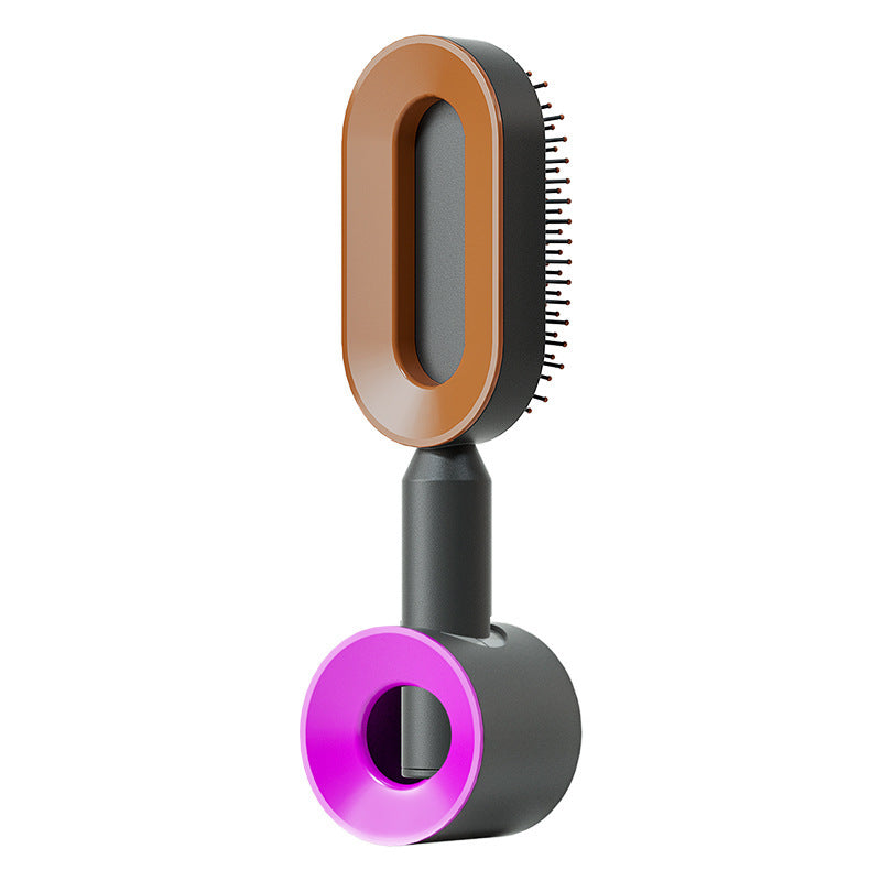 Self Cleaning Hair Brush For Women One-key Cleaning Hair Loss Airbag Massage Scalp Comb Anti-Static Hairbrush-35b1ccb9485bdde7c31fac03cb6ca904
