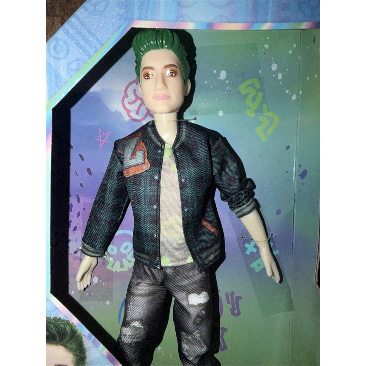 Zombies 3 Zed Fashion Doll 12 Inch Zombie Doll Green Hair Outfit Disney Toys-Zombies 3 Zed Fashion Doll 12 Inch Zombie Doll Green Hair Outfit Disney Toys