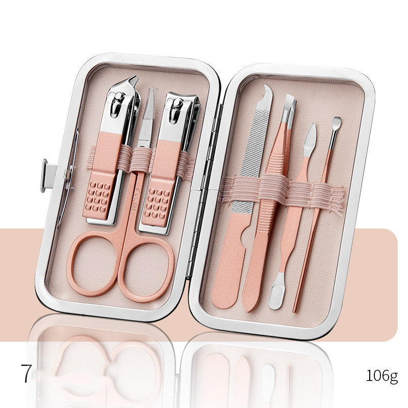 Professional Scissors Nail Clippers Set Ear Spoon Dead Skin Pliers Nail Cutting Pliers Pedicure Knife Nail Groove Trimmers-905ad5056086169a18f513ec0b5861da