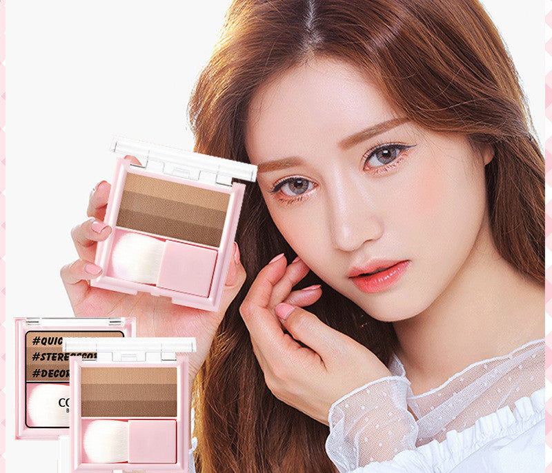 New Contouring Pan Powder Tricolor Highlight Shadow-31cef615882cb73514824aa0a85d24bb