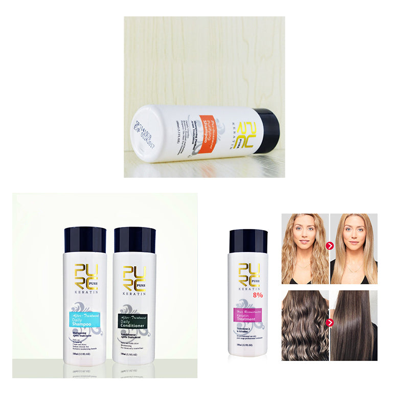 PURC Straightening Hair Repair And Straighten Damage Hair Products Brazilian Keratin Treatment  Purifying Shampoo-f63d715d668b9c4b5a307b3dc7466189