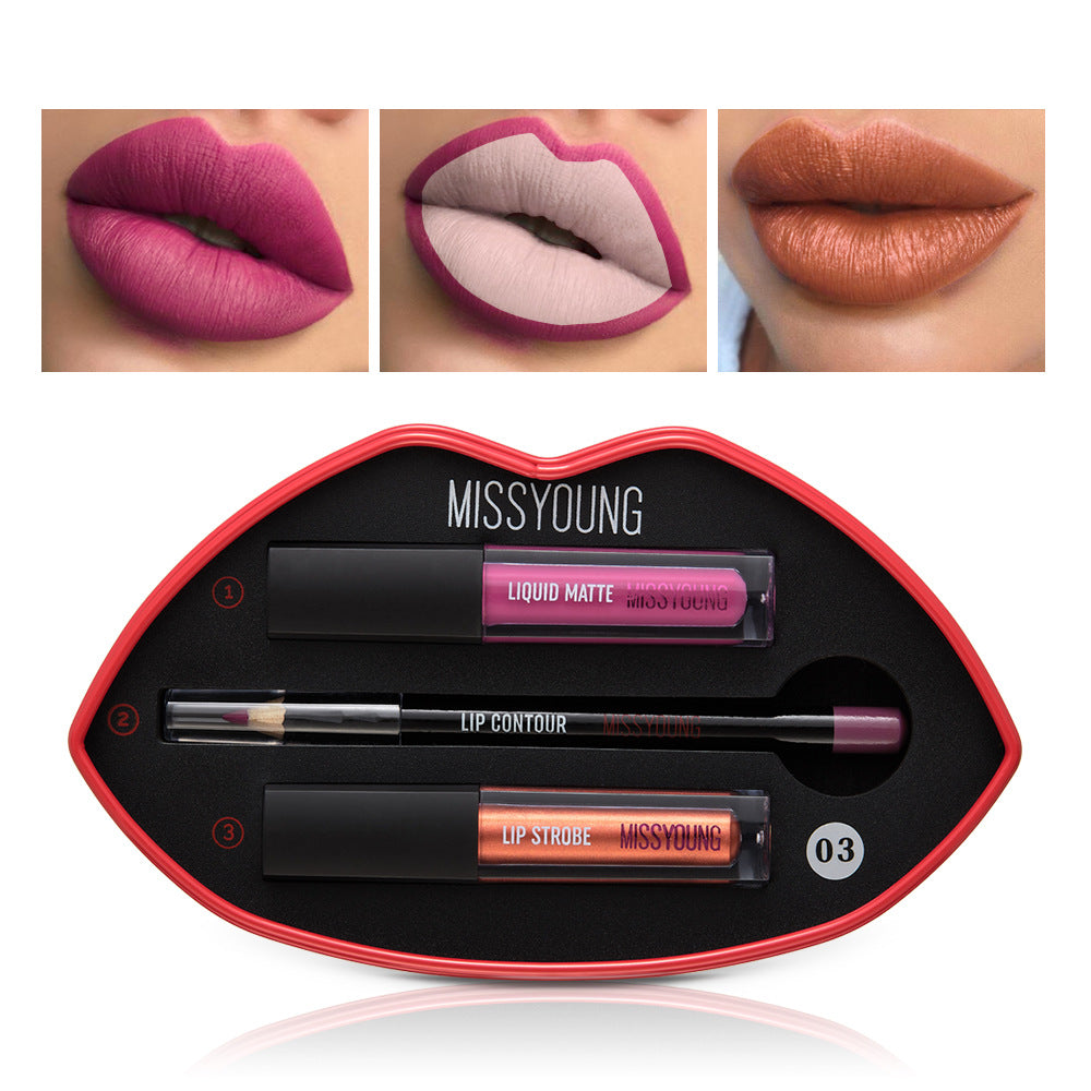 Lipstick Matte Pearl Gloss Lipstick Pen-df920421d2fa0e4469d80973a415fc3