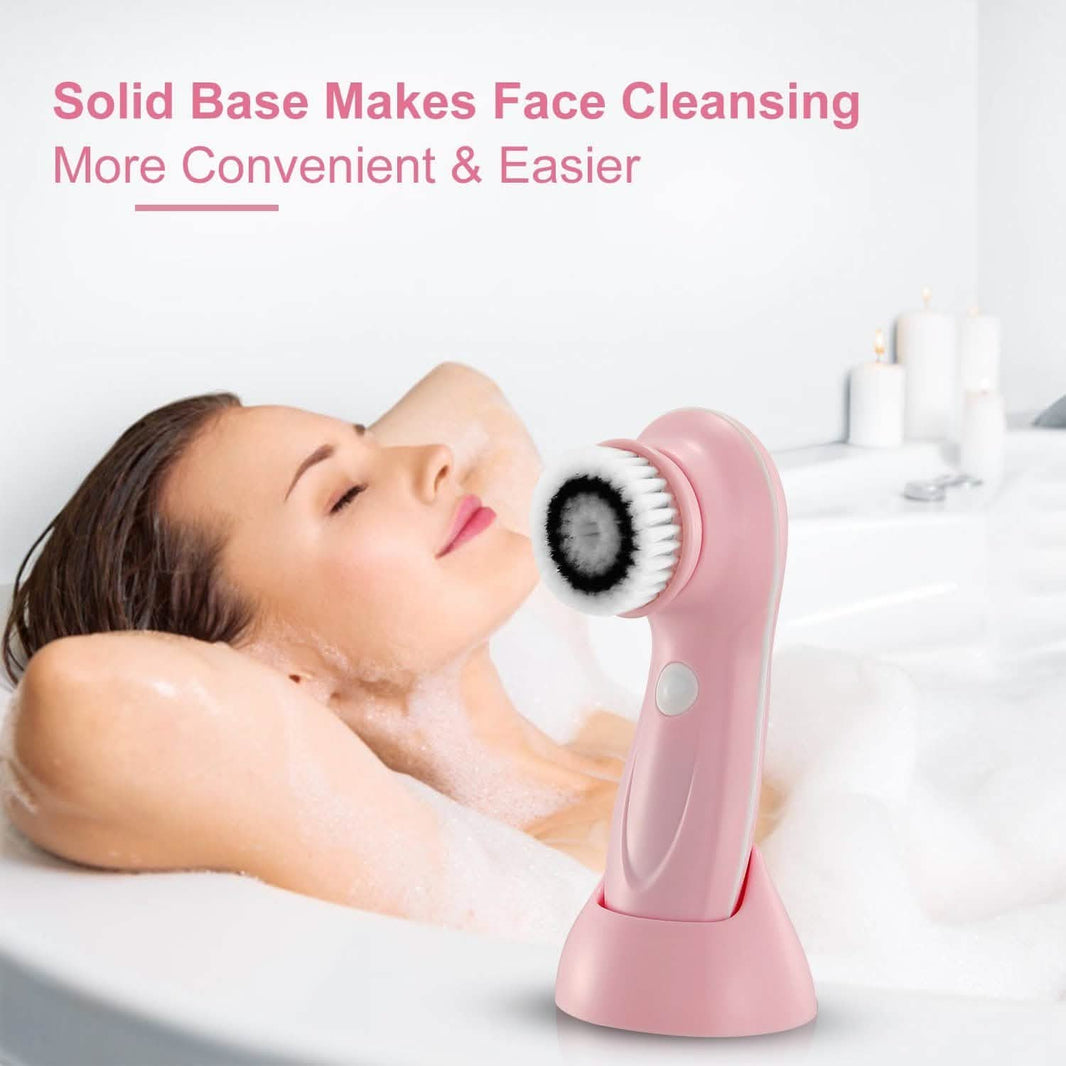 Facial Cleansing Brush IPX6 Waterproof 2 Speed Face Brush-Facial Cleansing Brush IPX6 Waterproof 2 Speed Face Brush
