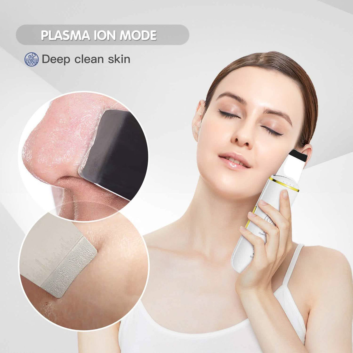 Facial Scrubber Spatula with 4 Modes-Facial Scrubber Spatula with 4 Modes