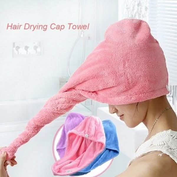 Fashion Women Microfiber Dry Hair Towel-Fashion Women Microfiber Dry Hair Towel