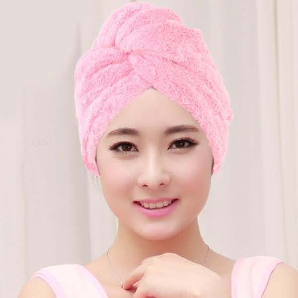 Fashion Women Microfiber Dry Hair Towel-Fashion Women Microfiber Dry Hair Towel
