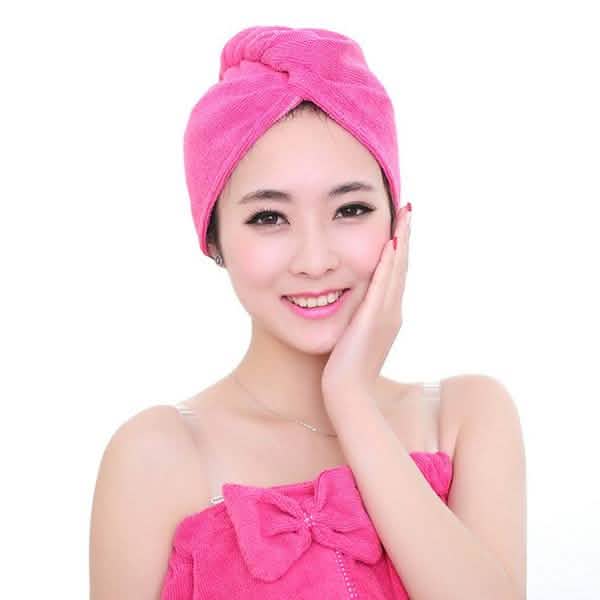 Fashion Women Microfiber Dry Hair Towel-Fashion Women Microfiber Dry Hair Towel