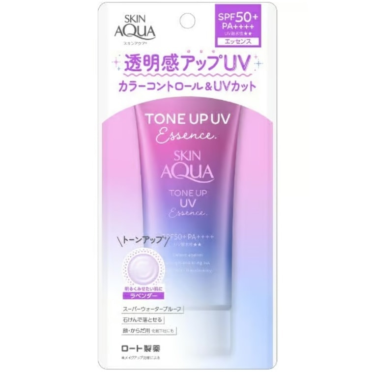 Rohto Skin Aqua Tone Up UV Essence SPF 50+ PA++++-Rohto Skin Aqua Tone Up UV Essence SPF 50+ PA++++