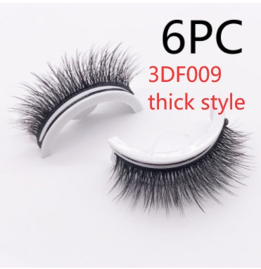 Reusable 3D Mink Lashes Natural False Eyelashes Self Adhesive Fake Glue Free Makeup Eyelash Extension Silk-3098685ba1463b1df41e629a6abed7af