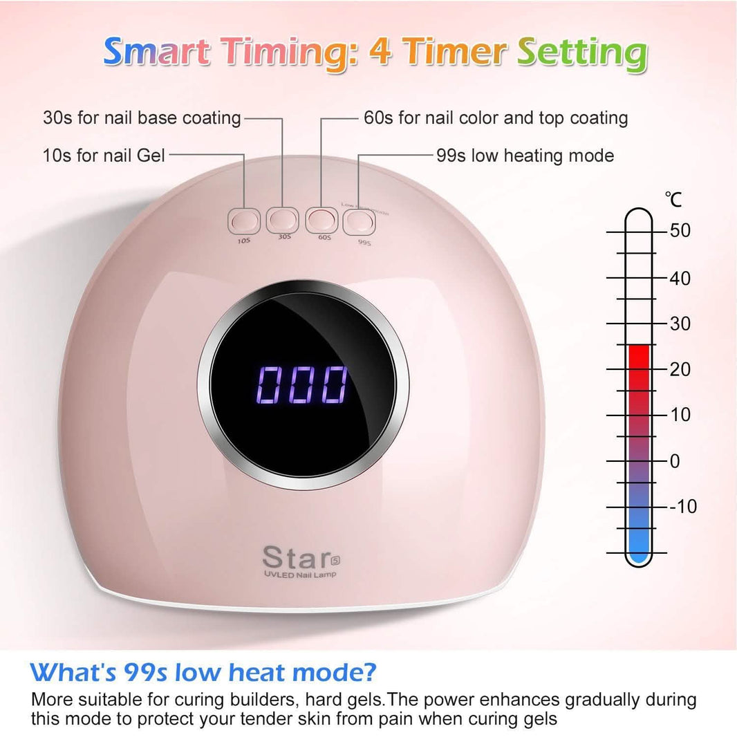 FINATE 72W UV LED Gel Nail Lamp-FINATE 72W UV LED Gel Nail Lamp