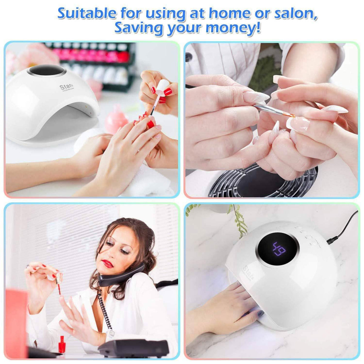 FINATE 72W UV LED Gel Nail Lamp-FINATE 72W UV LED Gel Nail Lamp