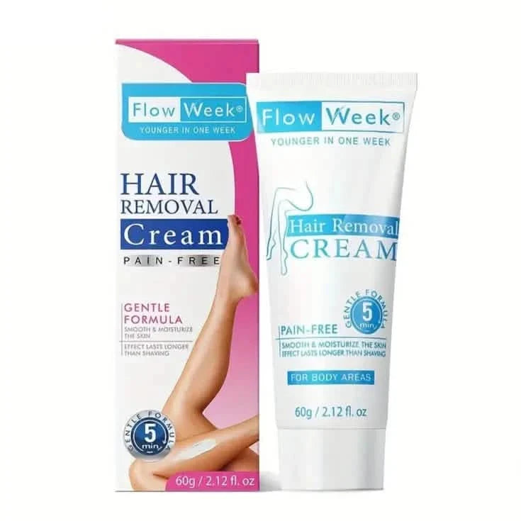 FlowWeek Painless and Irritation-Free Permanent Hair Removal Cream-FlowWeek Painless and Irritation-Free Permanent Hair Removal Cream