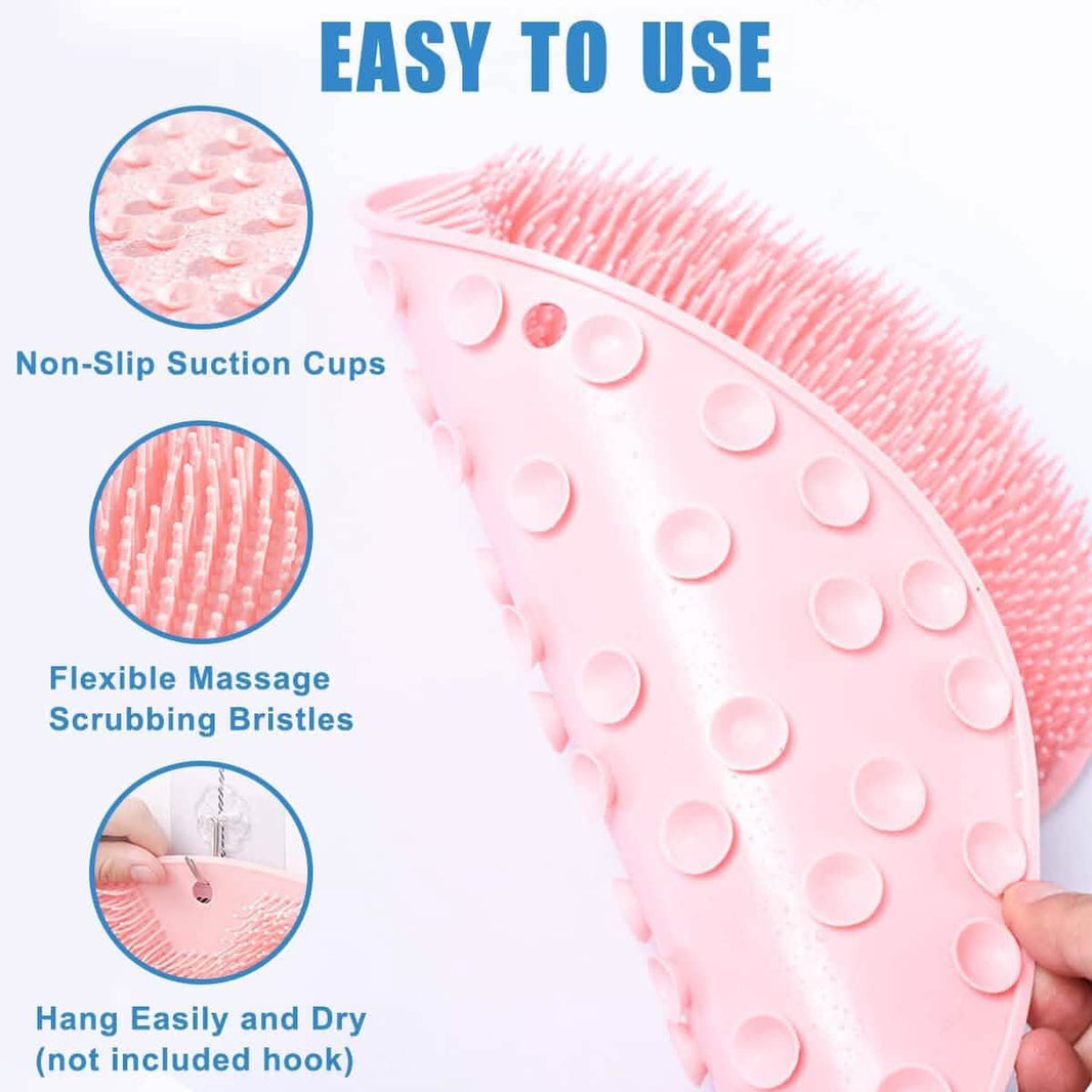 Foot Scrubber Back Brush Bathroom Massager-Foot Scrubber Back Brush Bathroom Massager