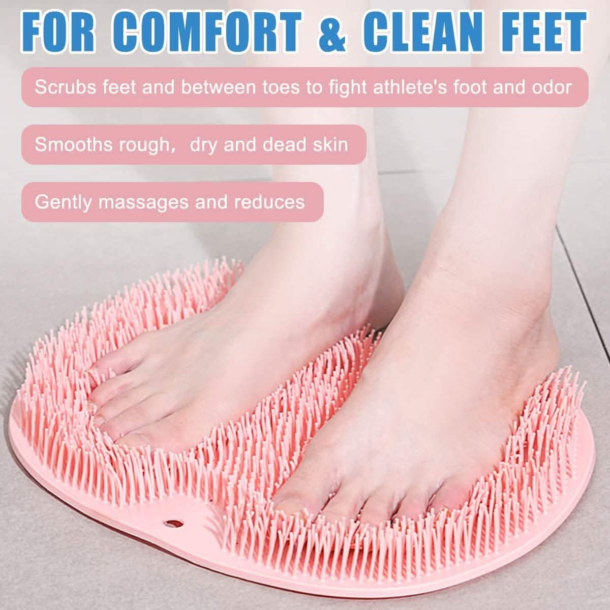 Foot Scrubber Back Brush Bathroom Massager-Foot Scrubber Back Brush Bathroom Massager