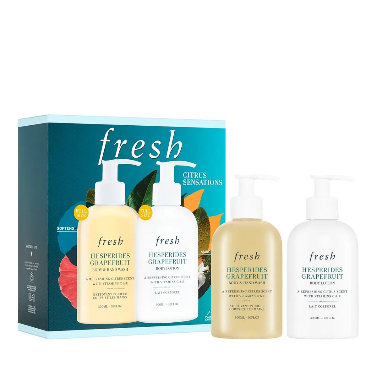 Fresh Hesperides Grapefruit Citrus Sensations Shower Gel 10 Oz & Lotion 10 Oz Set-Fresh Hesperides Grapefruit Citrus Sensations Shower Gel 10 Oz & Lotion 10 Oz Set
