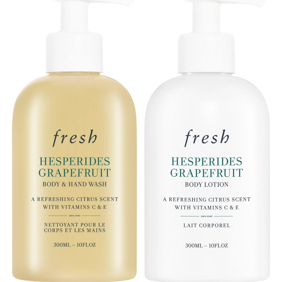 Fresh Hesperides Grapefruit Citrus Sensations Shower Gel 10 Oz & Lotion 10 Oz Set-Fresh Hesperides Grapefruit Citrus Sensations Shower Gel 10 Oz & Lotion 10 Oz Set