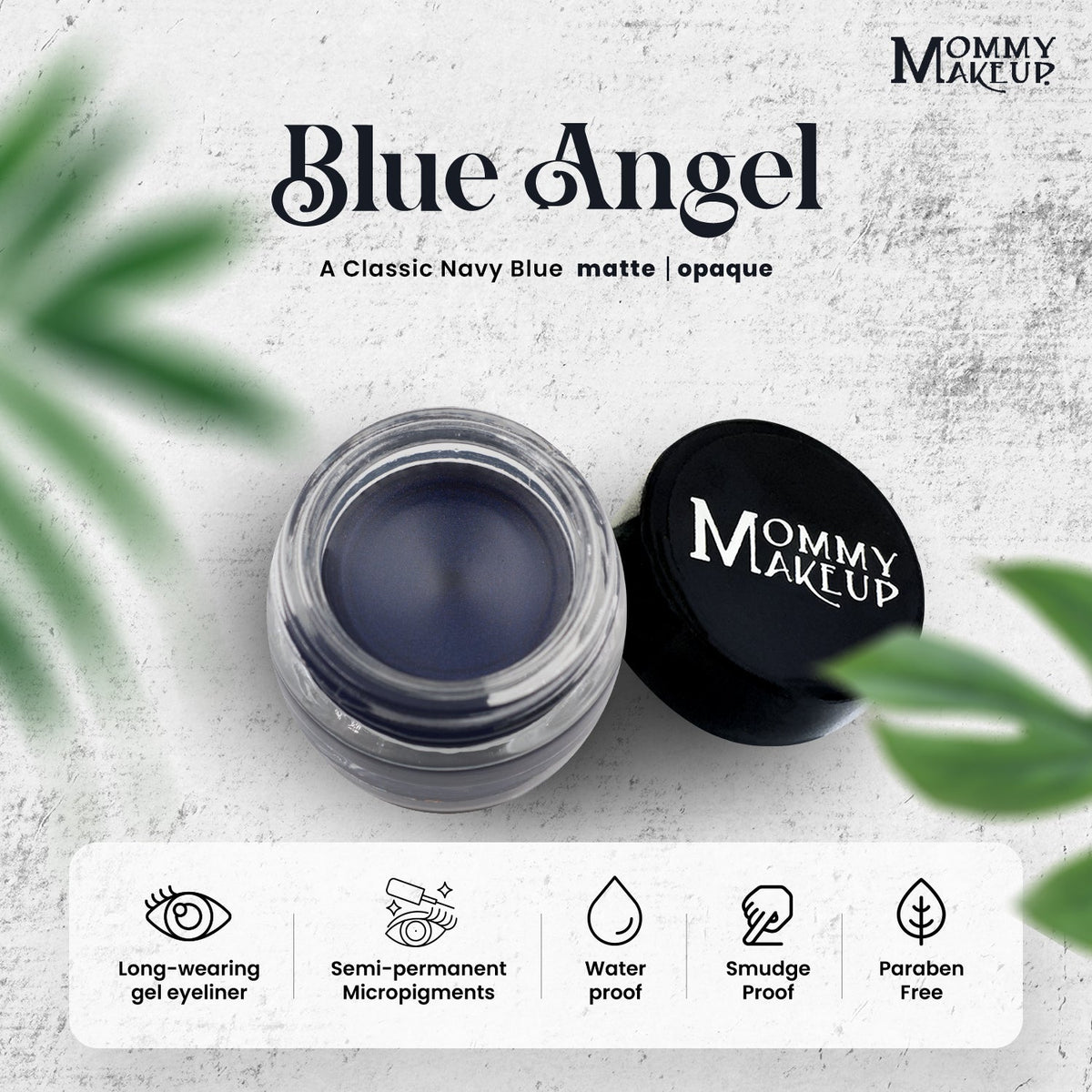 Blue Angel Stay Put Waterproof Gel Eyeliner w/ Micropigments-Blue Angel Stay Put Waterproof Gel Eyeliner w/ Micropigments