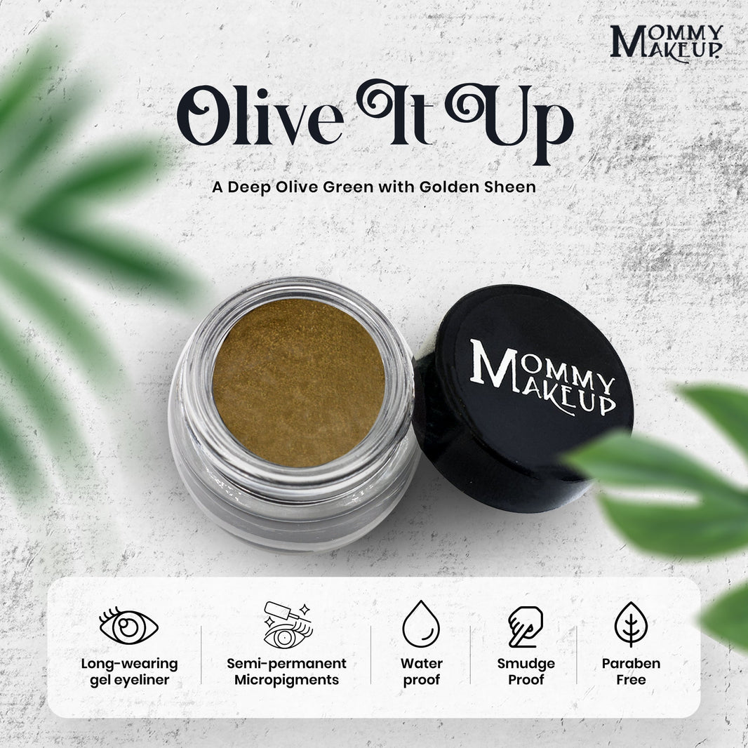 Olive It Up Stay Put Waterproof Gel Eyeliner w/ Micropigments-Olive It Up Stay Put Waterproof Gel Eyeliner w/ Micropigments