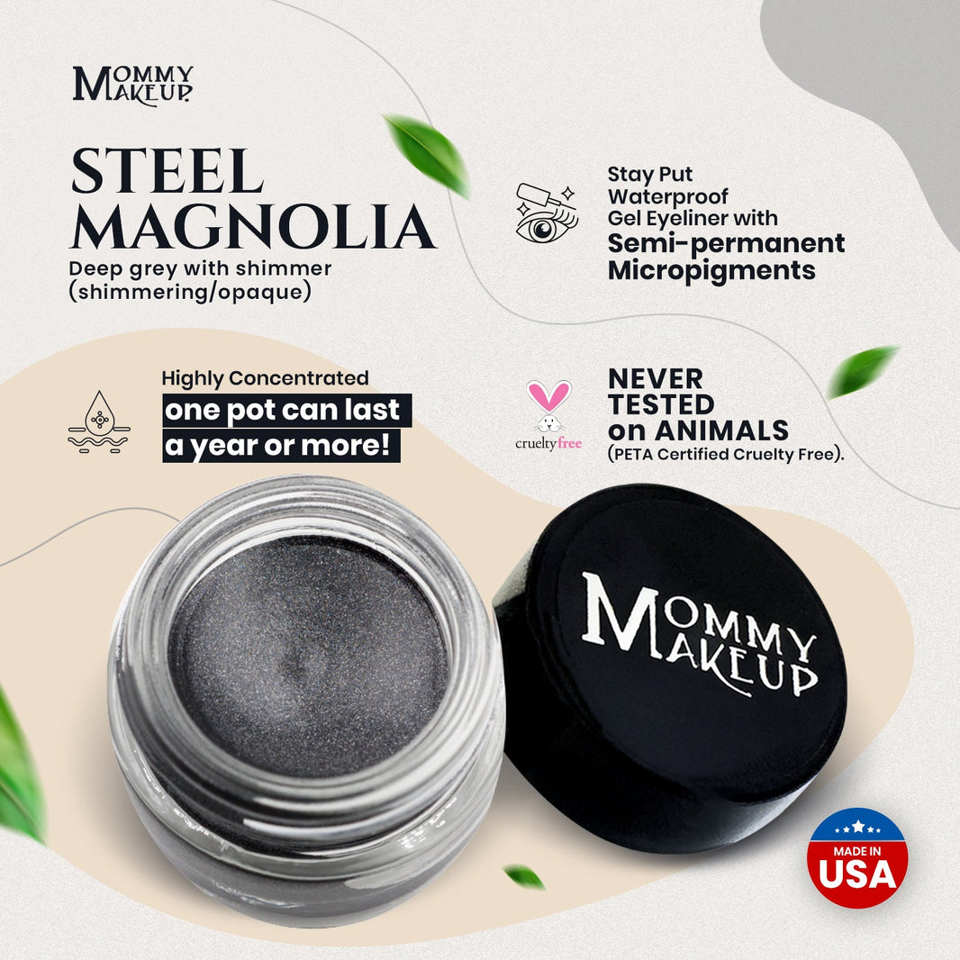 Steel Magnolia Stay Put Waterproof Gel Eyeliner w/ Micropigments-Steel Magnolia Stay Put Waterproof Gel Eyeliner w/ Micropigments