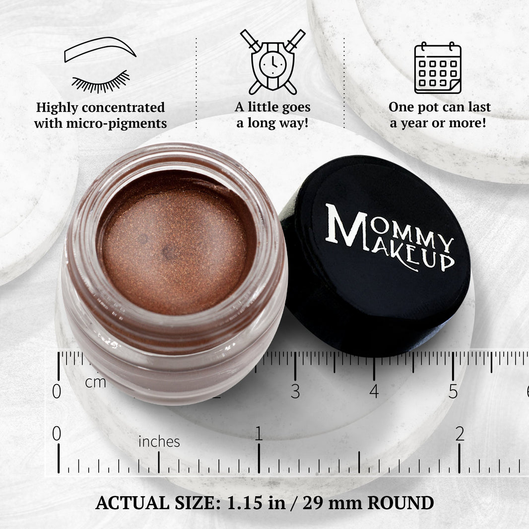 Chocolate Sizzle Stay Put Waterproof Gel Eyeliner w/ Micropigments-Chocolate Sizzle Stay Put Waterproof Gel Eyeliner w/ Micropigments