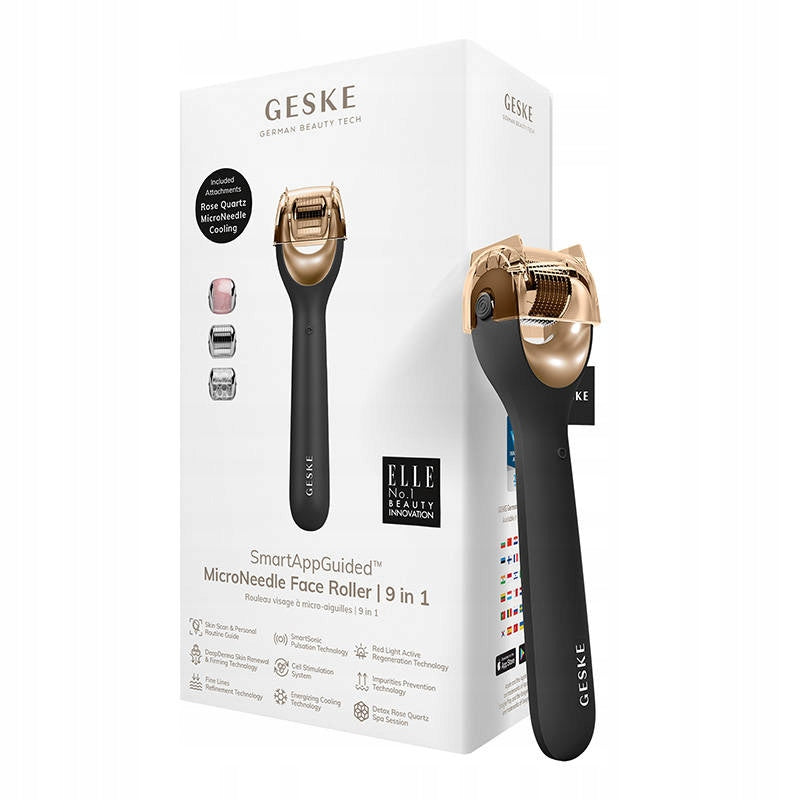 GESKE Microneedle Face Roller 9 in 1 Gray-GESKE Microneedle Face Roller 9 in 1 Gray