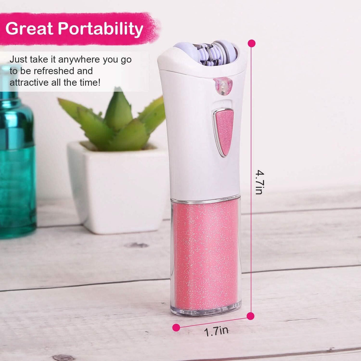 Glide Epilator Women Shaver Facial Body Hair Remover-Glide Epilator Women Shaver Facial Body Hair Remover