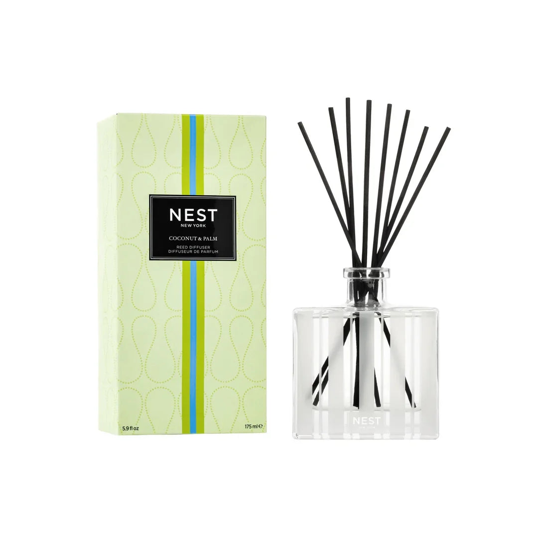 Nest New York Coconut and Palm Reed Diffuser 5.9 OZ-Nest New York Coconut and Palm Reed Diffuser 5.9 OZ