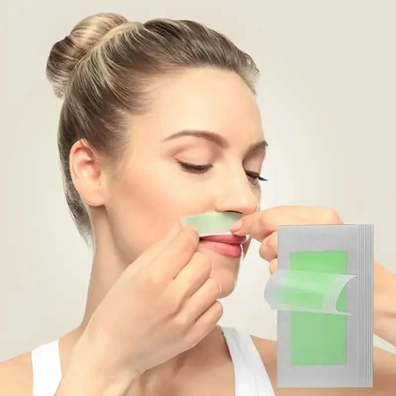 20-Pack: Green Aloe Vera Hair Removal Wax Strips-20-Pack: Green Aloe Vera Hair Removal Wax Strips
