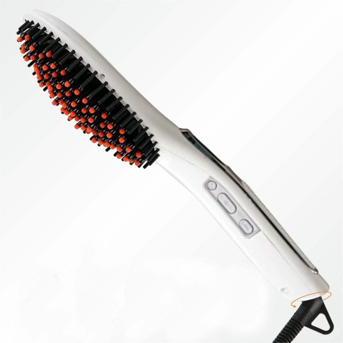 Hair Straightening Brush ION heating technology, Temperature Control-Hair Straightening Brush ION heating technology, Temperature Control