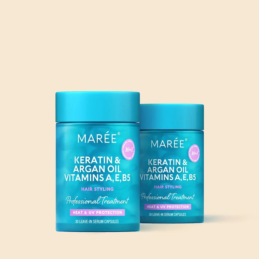 Keratin Oil Capsules for Frizz Control-Keratin Oil Capsules for Frizz Control