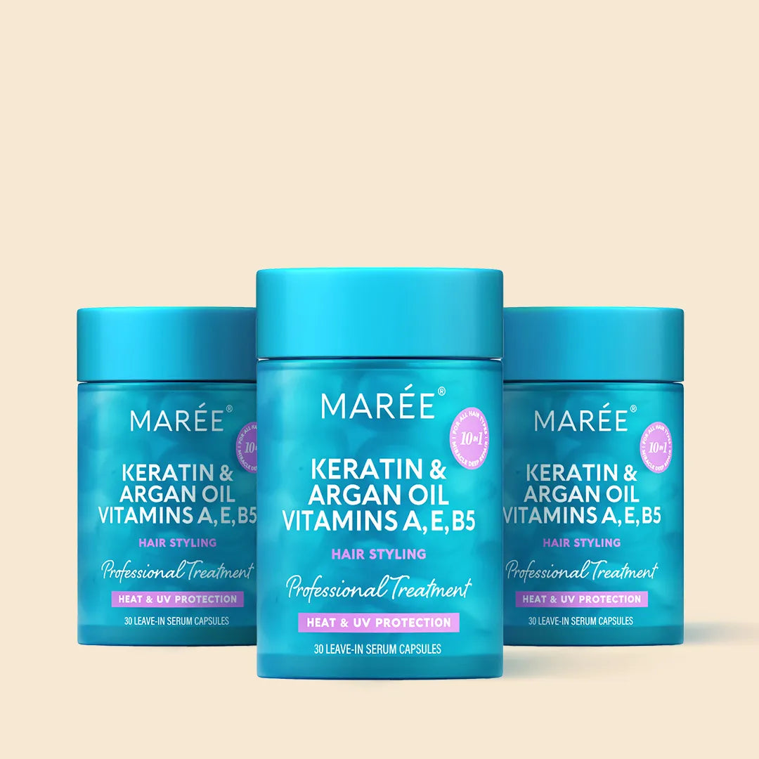 Keratin Oil Capsules for Frizz Control-Keratin Oil Capsules for Frizz Control