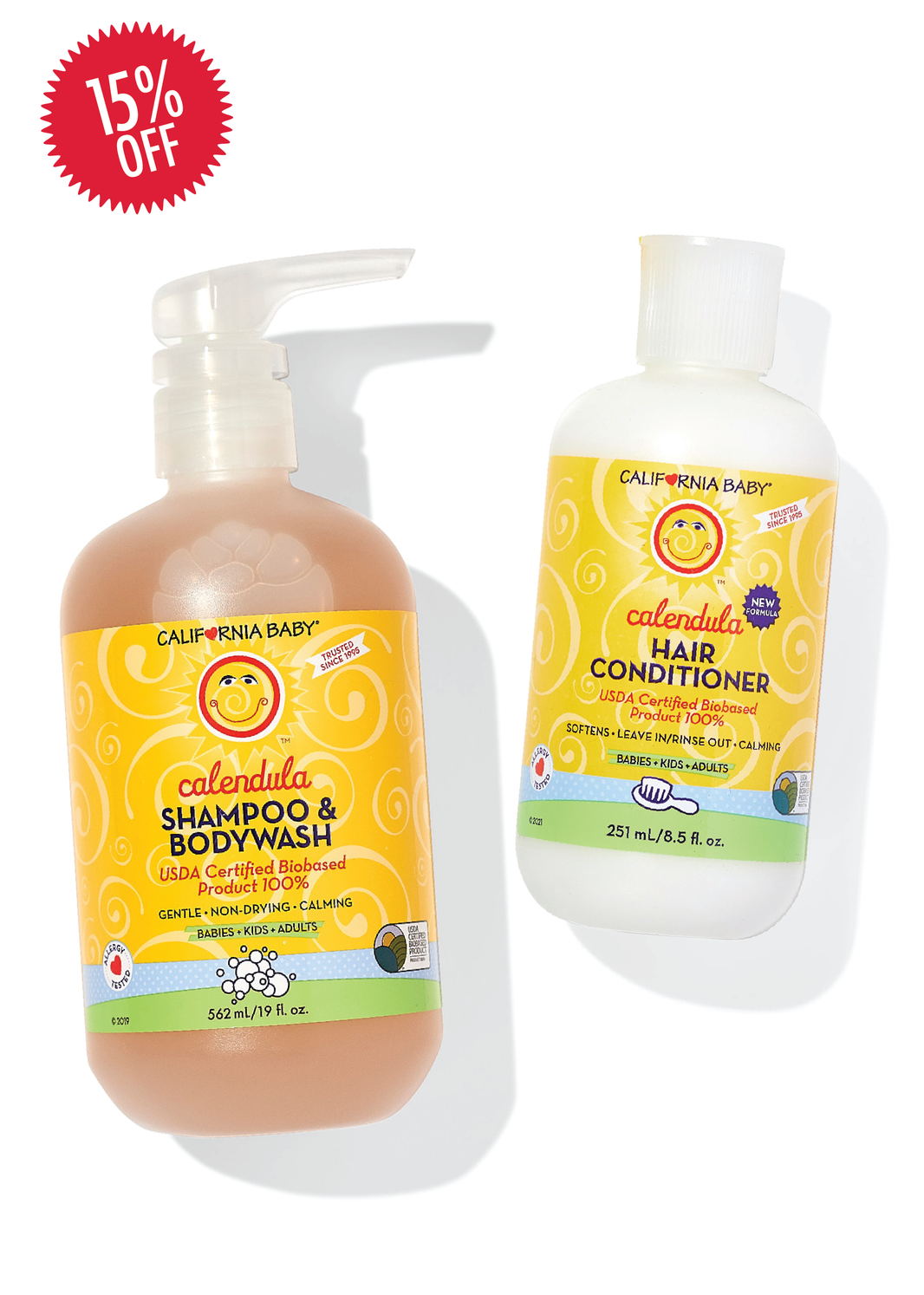 Calendula™ Shampoo + Conditioner Bundle-Calendula™ Shampoo + Conditioner Bundle
